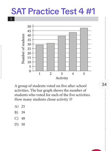 SAT Algebra Practice Question Explained