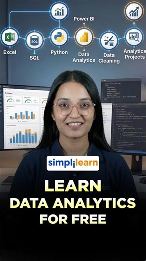 Free Data Analytics Course With Certificate | Data Analytics With SkillUp | #Shorts | #Simplilearn