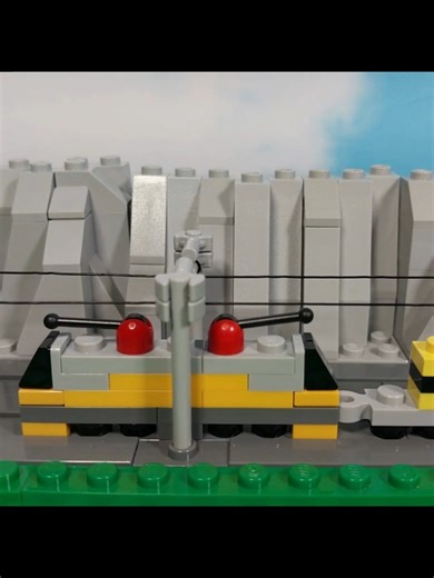 LEGO Micro Freight Train #lego #train #railway #stopmotion
