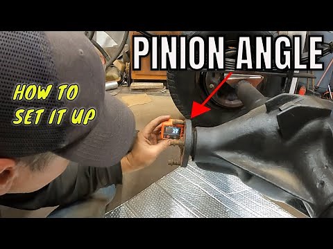 How to Set a Pinion Angle: Rear Suspension Tech