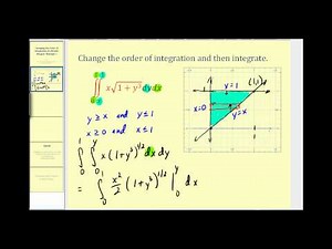 Double Integrals: Changing the Order of Integration - Example 1