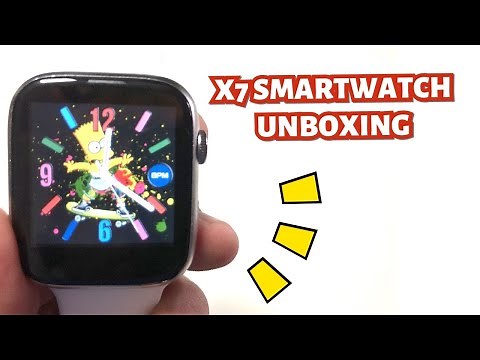 X7 SMARTWATCH UNBOXING & INITIAL REVIEW | ENGLISH