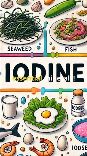 Iodine: Benefits, Food Sources, and Daily Dosage #iodine #thyroid #nutrition