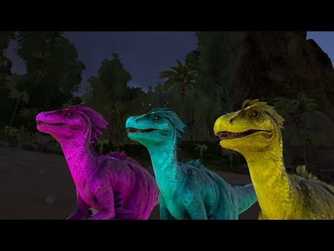 How to change dino colours in Ark!!!!