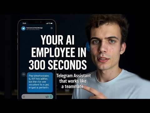 YOUR OWN AI-POWERED TELEGRAM BOT ONLY FOR 5 MINUTES