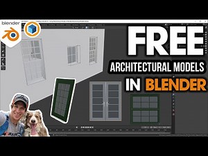 How to Use FREE Manufacturer Architectural Models in Blender! (Doors, Windows, Etc)