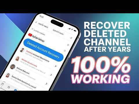 Recover Deleted YouTube Channel (2026) | 100% Working!