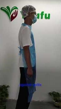 Experience Ultimate Protection with Our Disposable Blue PE Apron: Designed for Comfort and Safety