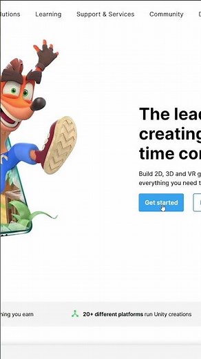 Setting Up Unity Hub - How to make a game in Unity Pt. 1 #Shorts