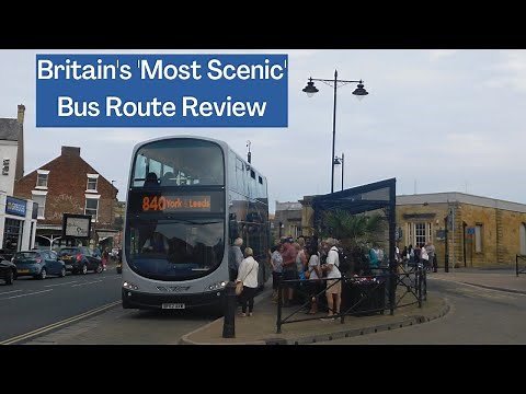 Britain's 'Most Scenic' Bus Route Review | Coastliner 840 Leeds To Whitby