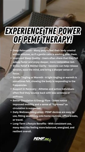 Experience the Power of PEMF Therapy