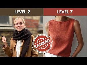 Ranking Popular Knitting Patterns from Easiest to Hardest