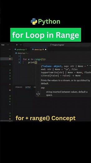 For Loop in Range Python | Python For Loop Tutorial