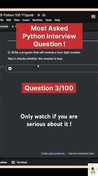 Python Interview Question 3/100