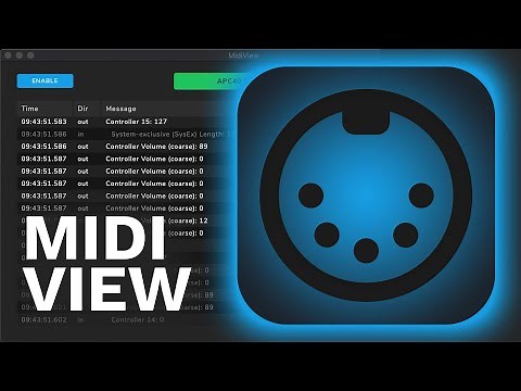 MidiView tutorial. Free MidiMonitor software!