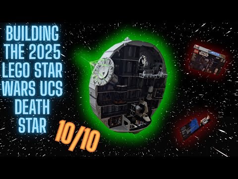 Building the ALL-NEW Lego Death Star! (Lego Star Wars 2025 UCS Death Star)