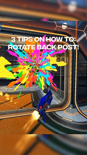 3 tips on how to rotate BACK POST in Rocket League.. #rocketleague #spoodah | Spoodah