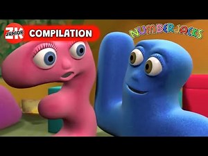 Fraction Action – Interesting Times | Numberjacks DOUBLE Full Episodes