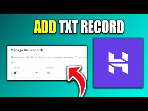 How To Add Dns Txt Record For Domain Verification In Hostinger