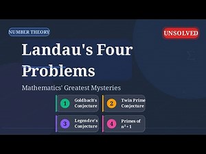 Landau's Four Unsolved Problems in Number Theory Explained