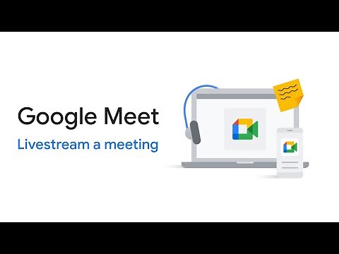 Google Meet: Livestream a meeting