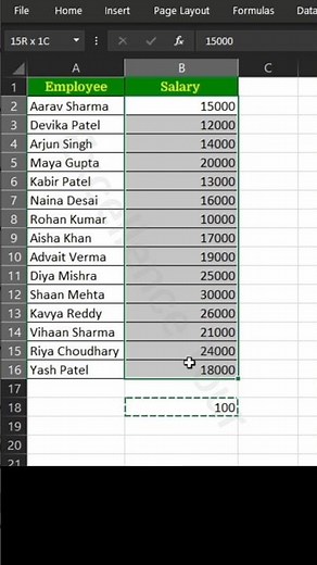 Basic data entry work in excel tips and tricks | #shorts