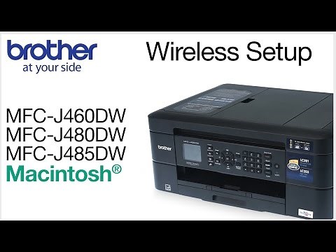 MFCJ460DW MFCJ480DW MFCJ485DW – wireless setup - Macintosh® Version