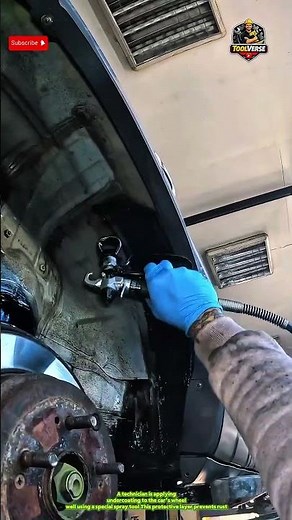 Car Undercoating Process: Rust Protection for Wheel Well Durability! #mechanic