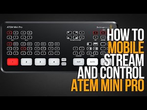 HOW TO STREAM WITH THE ATEM MINI PRO OVER USB AND STILL CONTROL THE ATEM