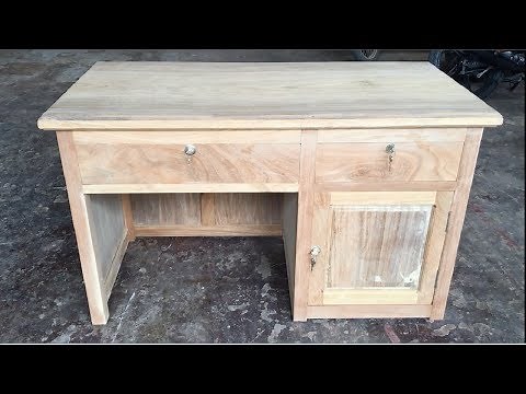 Woodworking Techniques Extremely Modern - How To Build A Wood Desk For Your Home Office