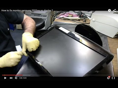 Repair LCD Monitor Samsung 2033sw