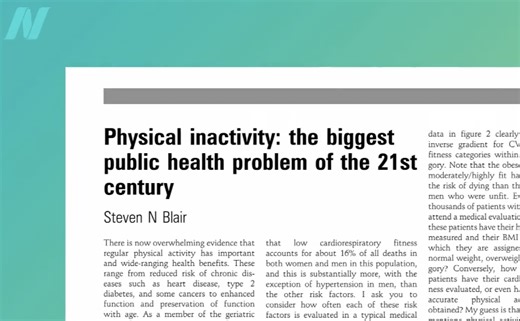 Science: Exercise Is Medicine