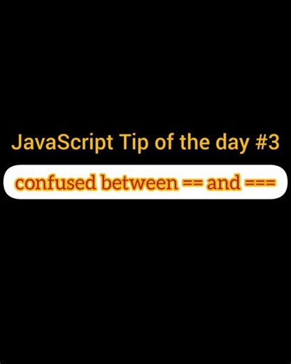 JavaScript Equality Explained: == vs === in 30 Seconds! 🔥 | JS Tips for Beginners