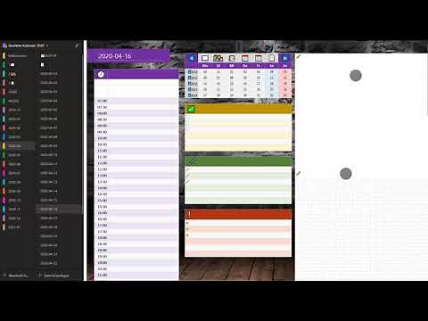 OneNote Kalender 2021