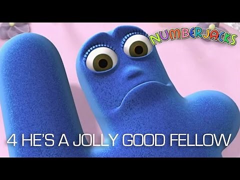 NUMBERJACKS | 4 He's a Jolly Good Fellow | S1E10 | Full Episode