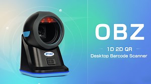 Watch OBZ 1D 2D Desktop Barcode Scanner USB Wired Barcode Reader on Amazon Live