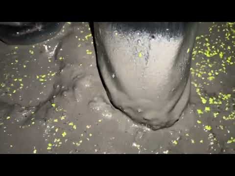 muddy pit with acquo rubber boots