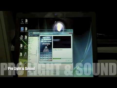 Install the software package for xenyx 1204usb