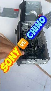 We compare SONY stereo 🆚 cheap CHINESE stereo #caraudio #speaker #technology #bass #amplifier
