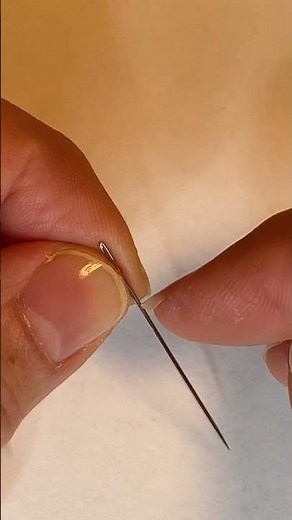 How to thread a cross stitch needle