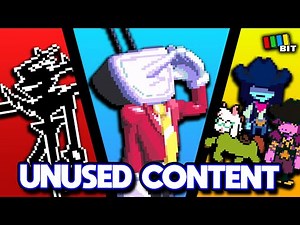 ALL Deltarune Chapter 3 Unused Content | LOST BITS [TetraBitGaming]