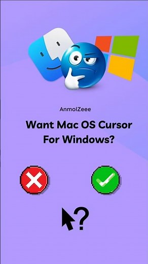 Get Mac Cursor On Windows | Easy Installation Tutorial | AnmolZeee #ai #shorts