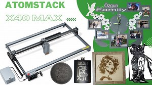 Atomstack X40 Max mastering precision with the ultimate laser engraver & cutter!