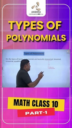 Types of Polynomials | Part-1 | Class 10 Maths Chapter 2 | CBSE 2025 | NCERT | AASOKA