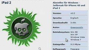 Jailbreak iPad 2 mit Absinthe