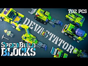 Unofficial Lego Devastator | Speed Build | Lego Beat Building