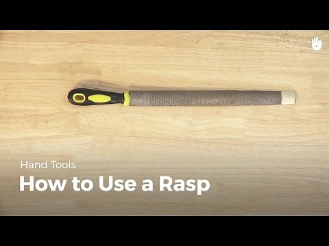 How to Use a Rasp | Woodworking