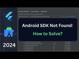 Android SDK File Not Found - Troubleshooting Guide for Flutter Developers #flutter