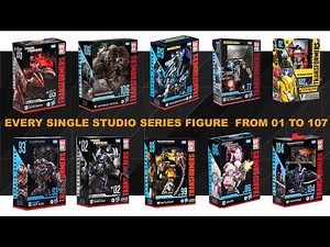 EVERY SINGLE Studio Series TRANSFORMERS Figure From 01 to 107!