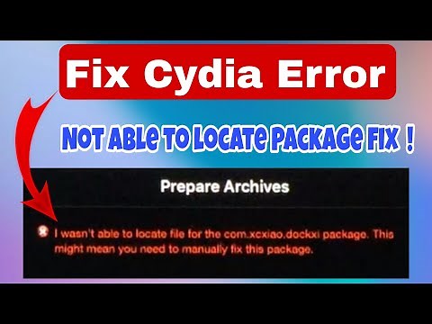 How to Fix Cydia Error I wasn't able to locate package || Cydia Not Working || Technical Tick